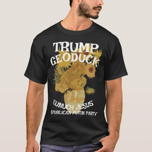 Trump Van Gogh Jesus Republican Pee Party T-shirt (Voorkant)
