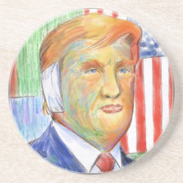 Trump Van Gogh Zandsteen Onderzetter