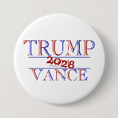 Trump Vance 2024 2028 Button (Voorkant)