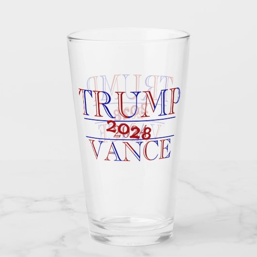 Trump Vance 2024 - 2028? Glas (Voorkant)