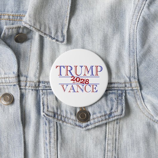 Trump Vance 2024 2028 Knop Ronde Button 7,6 Cm (In situ)