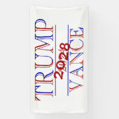 Trump Vance 2024 - 2028? Spandoek (Verticaal)