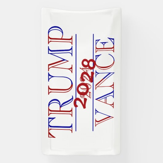 Trump Vance 2024 - 2028? Spandoek (Verticaal)