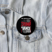 Trump Vance 2024 Amerikaanse vlag Neem Amerika ter Ronde Button 7,6 Cm (In situ)