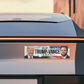 Trump Vance 2024 Amerikaanse vlag Witte Huis Bumpersticker