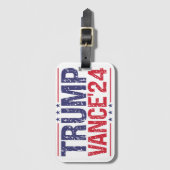 Trump Vance 2024 Bagagelabel (Voorkant (verticaal))