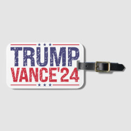 Trump Vance 2024 Bagagelabel