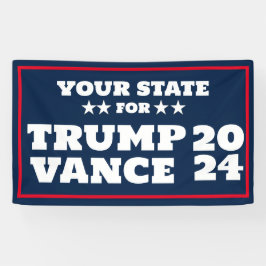 Trump Vance 2024 Banner