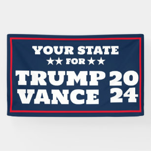  Trump Vance 2024 Banner