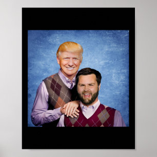 Trump Vance 2024 Broers Grappige Cadeaus Trump En Poster