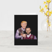Trump Vance 2024 Broers Grappige Parodie Trump J.d Kaart (Gele Bloem)