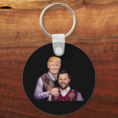 Trump Vance 2024 Brothers Funny Parody Trump J.d. Sleutelhanger (Voorkant)