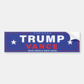 TRUMP VANCE 2024 BUMBER STICKER (Voorkant)
