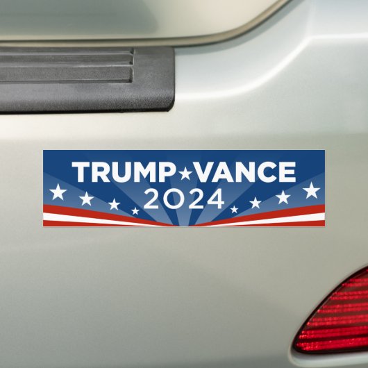 Trump Vance 2024 Bumpersticker (Op auto)