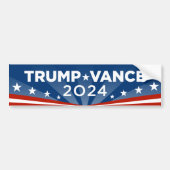 Trump Vance 2024 Bumpersticker (Voorkant)