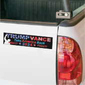 TRUMP VANCE 2024 BUMPERSTICKER (Op Truck)