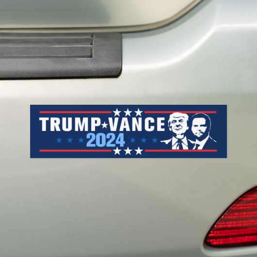 Trump Vance 2024 Bumpersticker (Op auto)