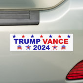 Trump Vance 2024 Bumpersticker (Op auto)