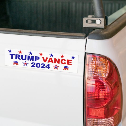 Trump Vance 2024 Bumpersticker (Op Truck)