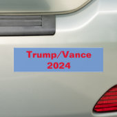 Trump/Vance 2024 Bumpersticker (Op auto)