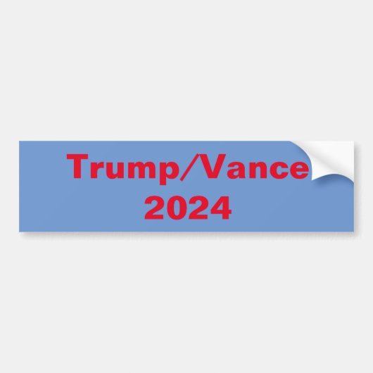 Trump/Vance 2024 Bumpersticker (Voorkant)