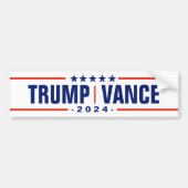 Trump Vance 2024 Bumpersticker (Voorkant)
