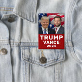 Trump Vance 2024 Button (Insitu)