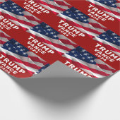 Trump Vance 2024 Cadeaupapier (Hoek)