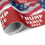 Trump Vance 2024 Cadeaupapier (Rol Hoek)