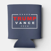 Trump Vance 2024 Classic Rechthoek Logo Blikjeskoeler (Achterkant)