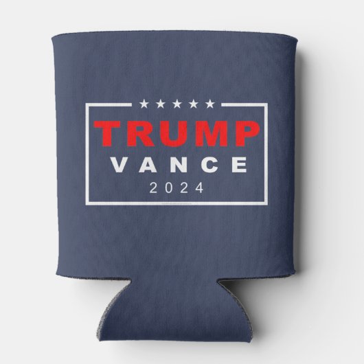 Trump Vance 2024 Classic Rechthoek Logo Blikjeskoeler (Achterkant)