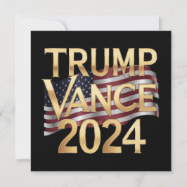 Trump Vance 2024 Conservatieve waarden, Stickers Kaart