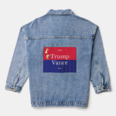 Trump Vance 2024 Denim Jacket (Achterkant)