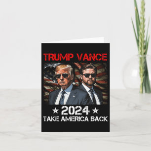Trump Vance 2024 Donald Trump J.d. Vance Neem Amer Kaart