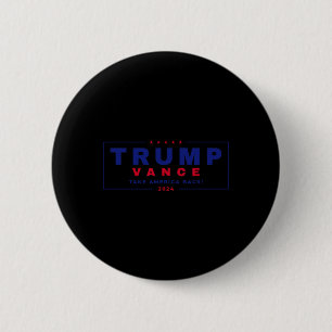 Trump Vance 2024 Donald Trump J.D. Vance Take Amer Ronde Button 5,7 Cm