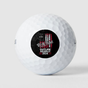 Trump Vance 2024 Donald Trump Vogelvrij Hillbilly  Golfballen