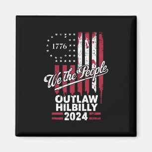 Trump Vance 2024 Donald Trump Vogelvrij Hillbilly  Magneet