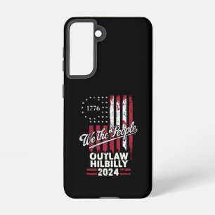 Trump Vance 2024 Donald Trump Vogelvrij Hillbilly  Samsung Galaxy Hoesje