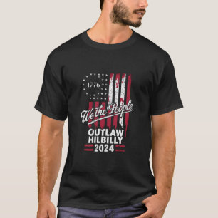 Trump Vance 2024 Donald Trump Vogelvrij Hillbilly  T-shirt