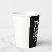 Trump Vance 2024 Een gedurfde visie voor Amerika,  Papieren Bekers (Rechts)