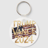 Trump Vance 2024: een gedurfde visie voor Amerika Sleutelhanger (Achterkant)
