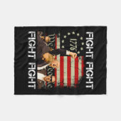 Trump Vance 2024 Fleece Deken (Voorkant (Horizontaal))