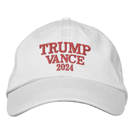 TRUMP VANCE 2024 Geborduurd Pet (Voorkant)