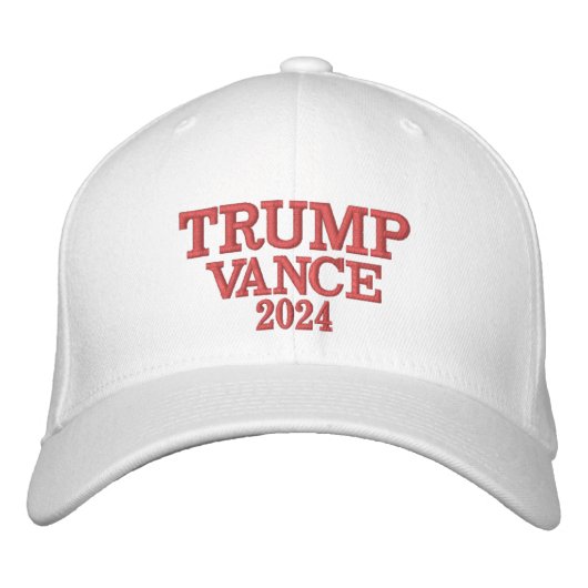 TRUMP VANCE 2024 Geborduurd Pet (Voorkant)