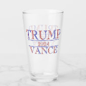 Trump Vance 2024 Glas (Achterkant)