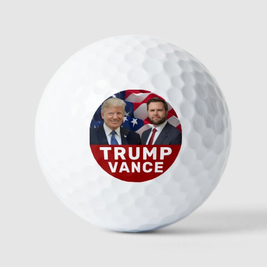 Trump Vance 2024 Golfballen (Voorkant)