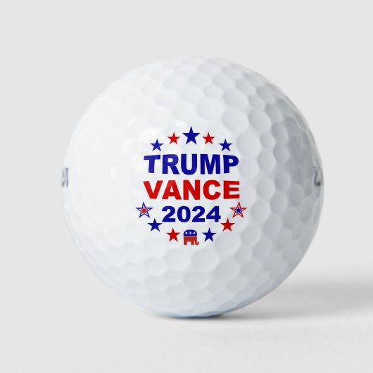 Trump Vance 2024 Golfballen (Voorkant)