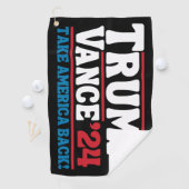 Trump Vance 2024 Golfhanddoek (Insitu)