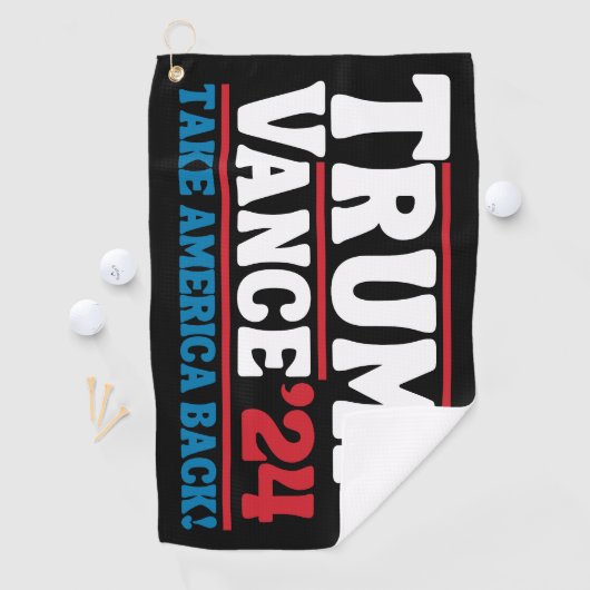Trump Vance 2024 Golfhanddoek (Insitu)