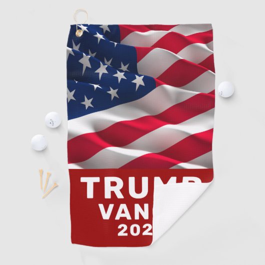 Trump Vance 2024 Golfhanddoek (Insitu)